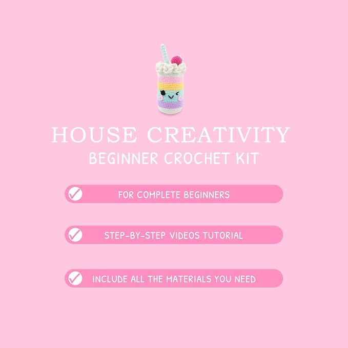 HOUSE CREATIVITY Crochet Kit for Beginners, Make a Cup - Image 4