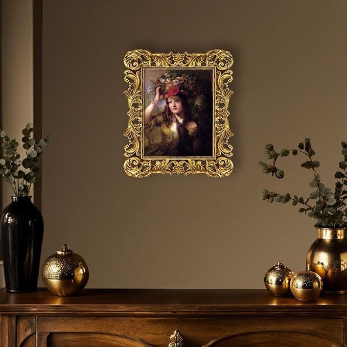 Gold Frames 8x10 Vintage Ornate Picture Frame Antique Baroque | Real Glass - Image 7