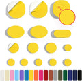 45PCS Nylon Repair Patch Self-Adhesive Pre-Cut Fabric Patch Down Jacket Repair Patches for Puffer Jackets Tenacious Tape Polyester Waterproof Lightweight Tent Repair Patch for Clothes Bag(Yellow)