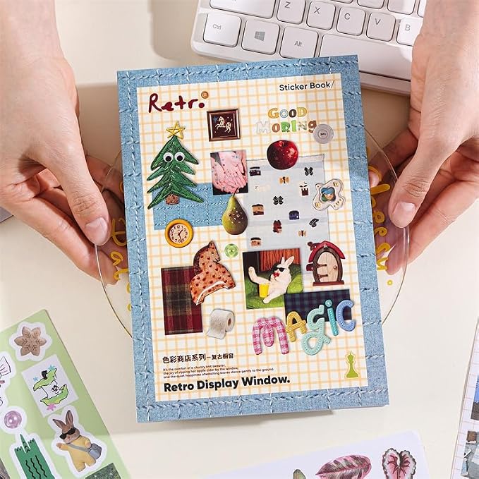 Girl's Korean Sticker Book, Food and Daily Life Theme - Image 4