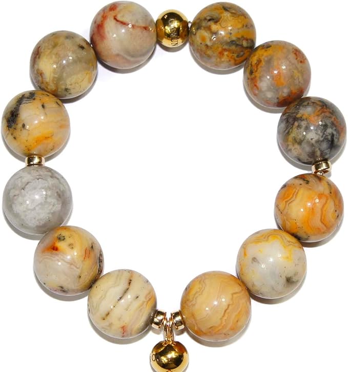 Zenkeeper 116 Pcs Crazy Lace Agate Beads - Image 6