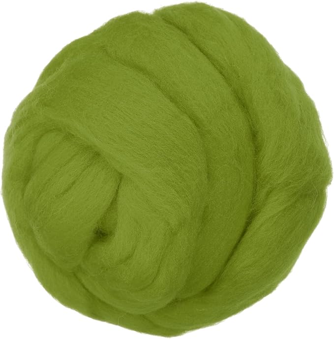 PATIKIL Wool Roving Yarn, 150G/5.3OZ Soft Felting Wool Pure Chunky Roving Yarn by PATIKIL
