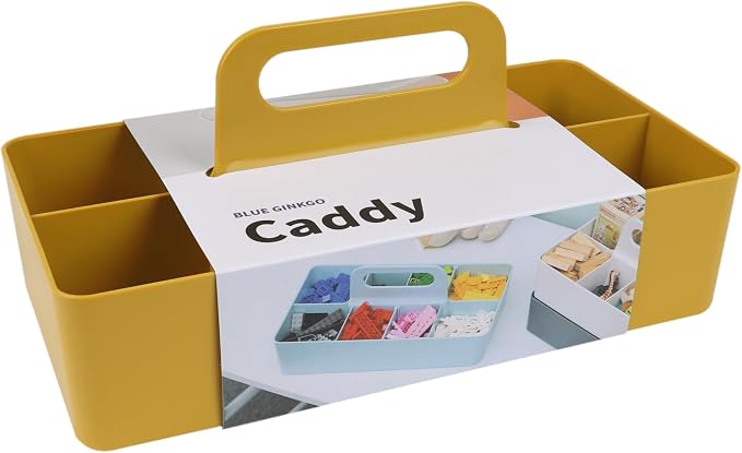 BLUE GINKGO Stackable Organizer Caddy, L-Rectangle, Made in Korea | Portable. by BLUEGINKGO