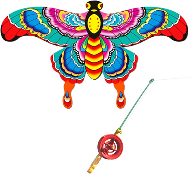Dynamic Kites 3D Fishing Rod Line Kites Kites Easy Flying Toy Frameless Kites by Unknown
