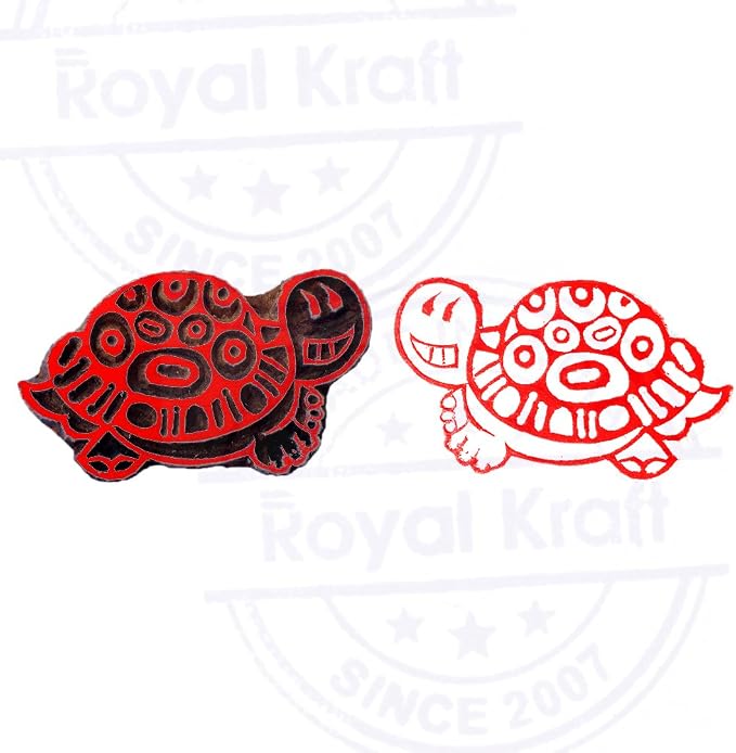 Royal Kraft Wooden Stamps DIY Fabric, Henna Printing Blocks THDtag054 - Image 4