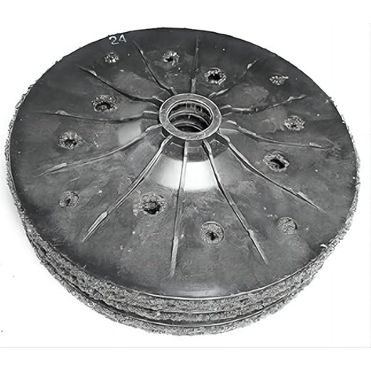 SIGNI 5 Pack SiC Plastic Back Grinding Wheel for Granite/Marble/Concrete and Glasses (7 INCH, 24 GRIT)