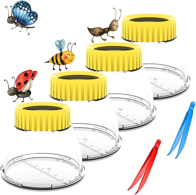 Bug Viewer for Kids 5X Magnifying Insect Observation Kit Built-in 7cm Ruler by RORANIC-DeliveringHappiness