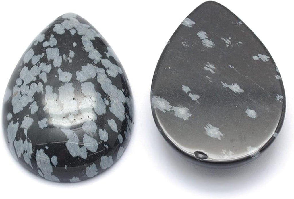 Fashewelry Natural Teardrop Flat Back Cabochons Beads - Image 2