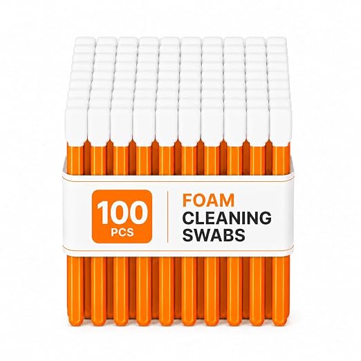 CARGEN 100PCS 5.09" Foam Cleaning Swabs by CARGEN