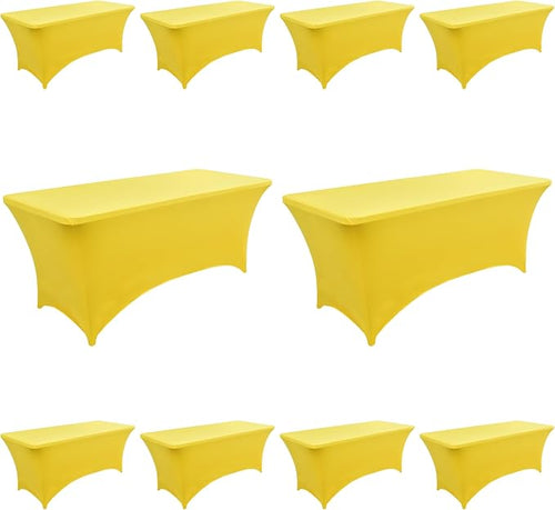 10-Pack 6ft Spandex Table Covers by Unknown