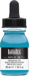 Liquitex Professional Acrylic Ink, 1-oz Jar, Cerulean Blue Hue by Liquitex