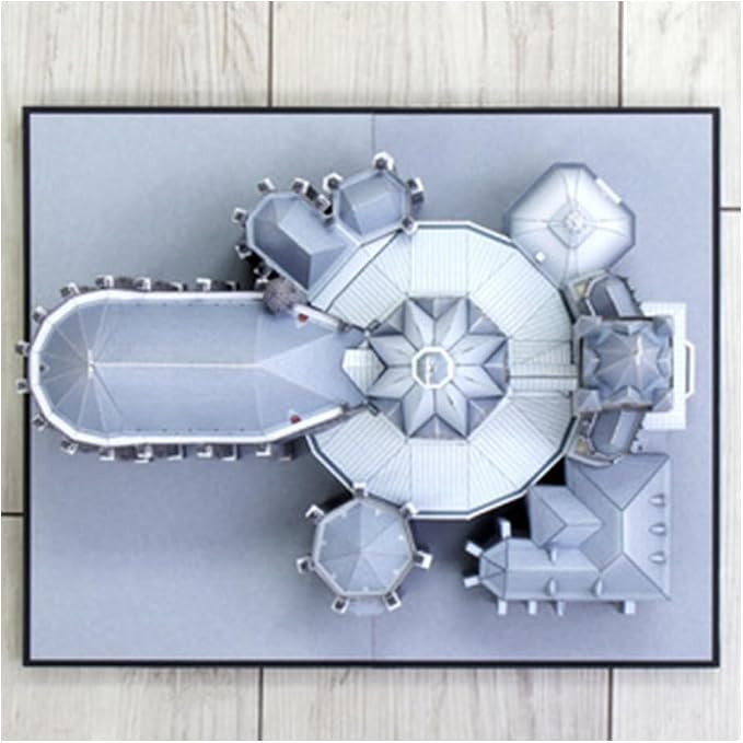 Aachen Cathedral DIY Paper Model Kit - Image 4