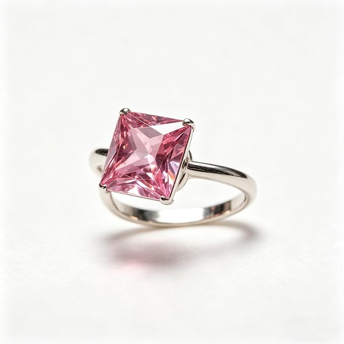 Pink Gemstone Color Cubic Zirconia Loose Beads Unset - Image 7