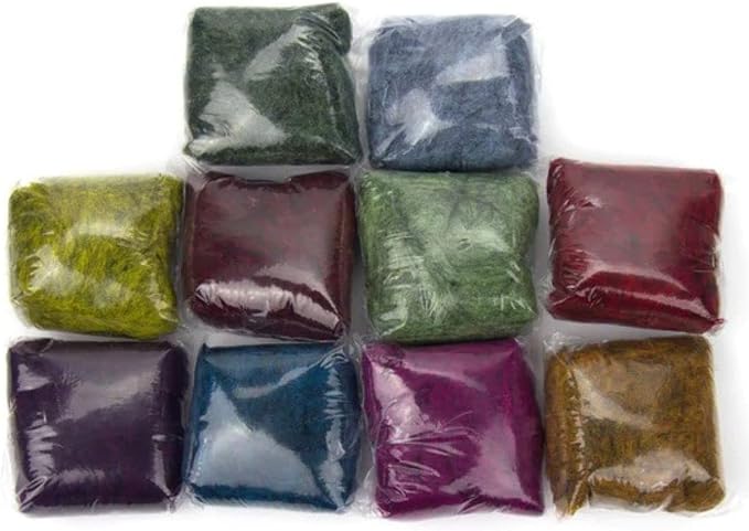 Revolution Fibers Himalayan Range Wool Roving Variety Pack | 10 Luxurious - Image 4