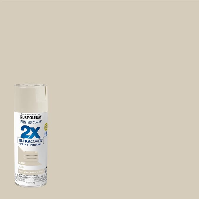 Rust-Oleum Painter's Touch 2X Ultra Cover Spray Paint, Gloss Almond | Indoor - Image 2