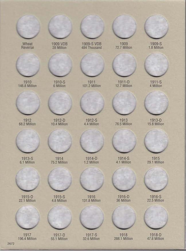 H.E. Harris & Co US Lincoln Cent Coin Folder 1909 – 1940 Volume 1 #2672 - Image 2