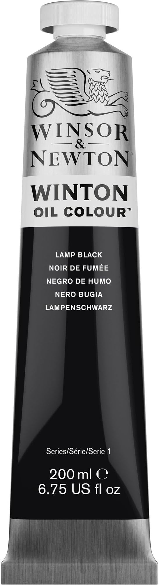 Winsor & Newton Winton Oil Color, 200ml Tube, Lamp Black - Image 11