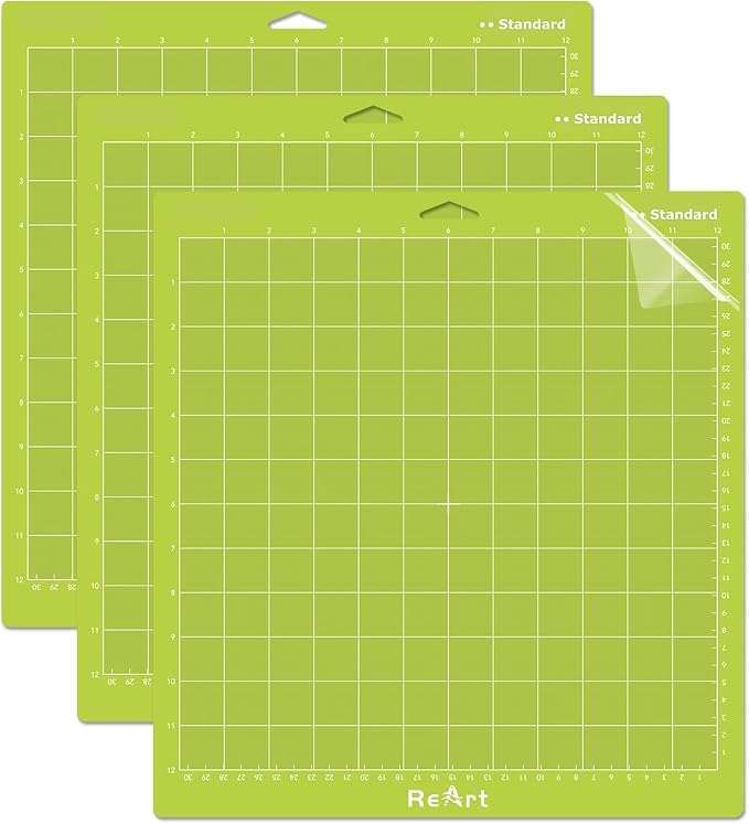 ReArt Standard grip Cutting Mat 12x12 inch 3 Pack by ReArt