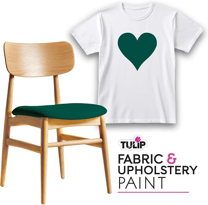 Tulip Fabric & Upholstery Paint, Emerald Green, 16.9 fl. oz. - Image 6