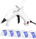 Mini Hot Glue Gun with 100 Glue Sticks, Precision Glue Flow, Extra-Long 55" Cord by COMTO
