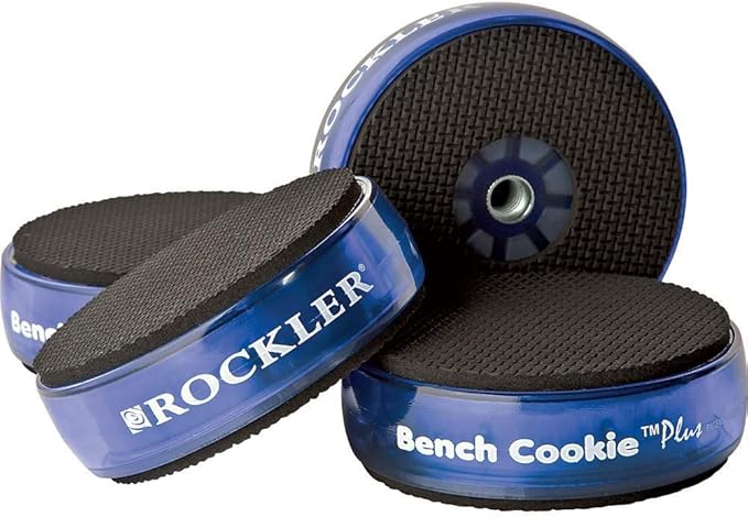 Rockler Work Bench Cookies Plus Work Grippers (4 Pack) – Rockler Bench Cookies Protect Workpiece from Scratches and Benchtop Debris - Woodworking Kit for Most Average-Sized Panels