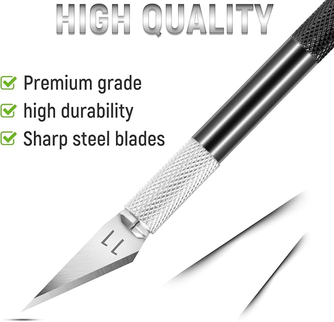 Jetmore 10 Pack Exacto Knife Set, Precision Hobby Knife - Image 4