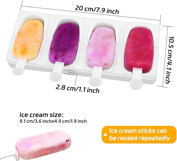 Stackable Popsicles Molds, BPA-Free Popsicle Molds - Image 7