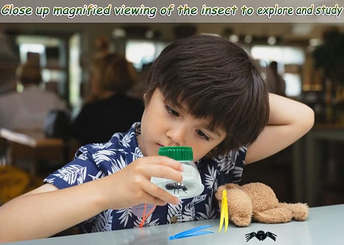 4Pack Green Bug Viewer with 5X Magnifier | Bug Jars - Image 6