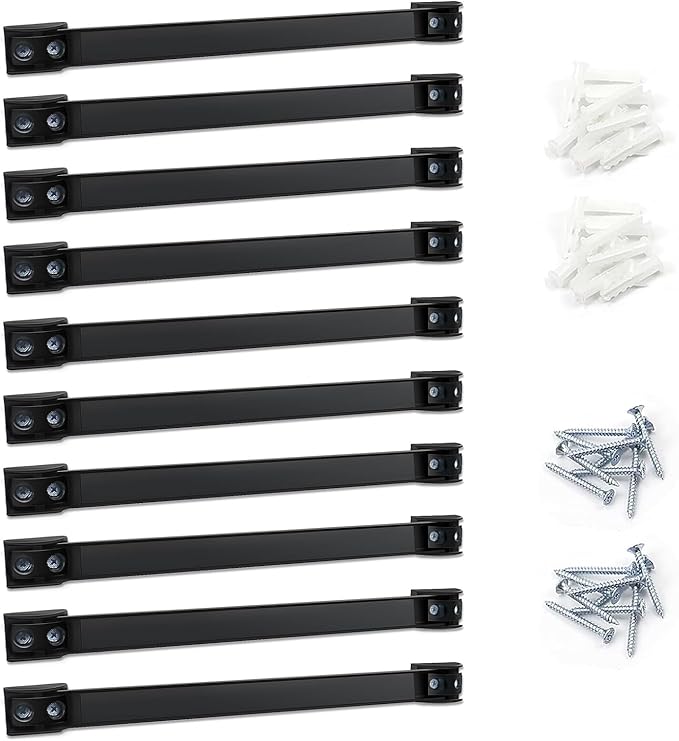 DGSL Magnetic Tool Holder Strip 5 Pack, 12In Heavy Duty Tool Organizer Magnetic Strip, Tool Magnet Bar For Garage Tool Organization