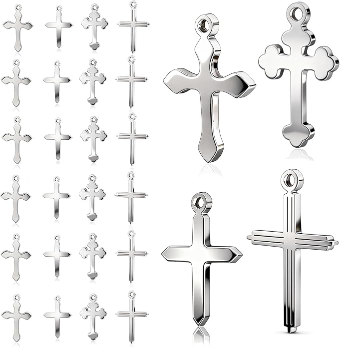 32Pcs Fadeless Stainless Steel Charms by stino