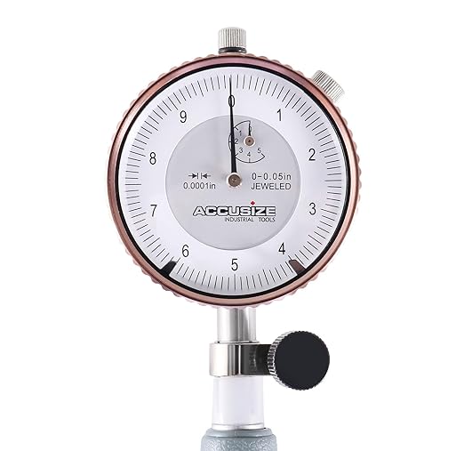Accusize Industrial Tools 1.4-2.4'' by 0.0001'' Dial Bore Gage, Stem Length 6'', Ee20-1024