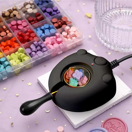 Electric Wax Seal Warmer, Wax Seal Stamp and Melting Wax Seal Sticks Sealing - Image 4