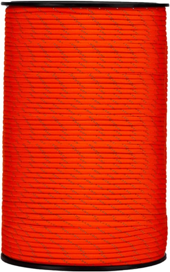 HERCULES Type III Paracord 550 Paracord Rope Parachute Cord, 50' Reflective for Survival Rope, Survival Cord