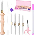 Punch Needle Kit with Storage Box, Adjustable Punch Needle Tool with 5 by Unknown