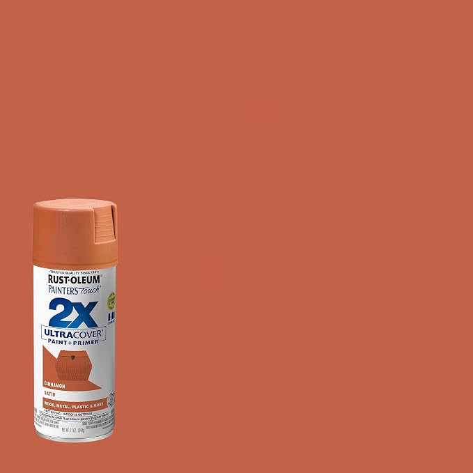 Rust-Oleum 334061 Painter's Touch 2X Ultra Cover Spray Paint, 12 oz, Satin - Image 2