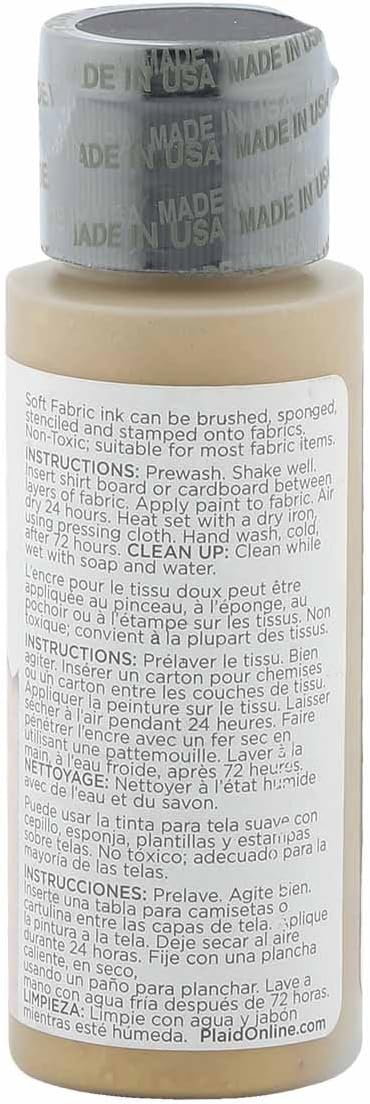 Fabric Creations Fabric Ink in Assorted Colors, Metallic Pure Gold, 2 Fl Oz - Image 3