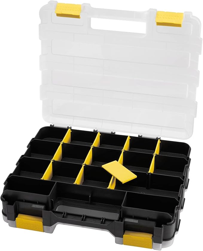 Hardware Organizer Box 34 Compartments Small Parts Organizer - Image 4