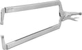 MAXPOWER 24-inch C Clamp Locking Pliers, Locking C Clamp with Regular Tips, MAX Jaw Capacity Up to 11"