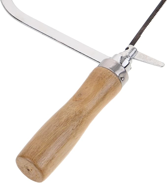 Coping Saw Coping Frame and 4 Replacement Blades Hand Carving Saw Hand Woodworking Tool