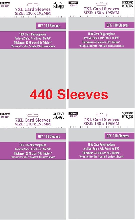 Sleeve Kings 7XL Card Sleeves 130 X 195 mm by SleeveKings