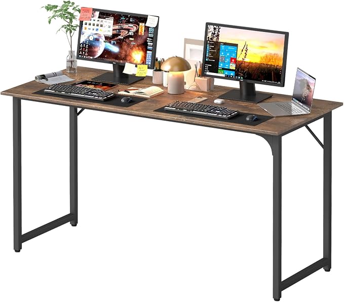PayLessHere | 55 Inch Computer Desk | Vintage | Office Desk by PayLessHere