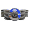 50 Pack Flap Discs, 80 Grit, Zirconium Oxide 4.5" x 7/8" Sanding Wheels for Angle Grinder