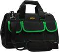 22 Inch Tool Bag With Comfortable Shoulder Straps, Waterproof Wide Mouth Tool Kit, Tool Storage Package For Men/Women (22IN Green)