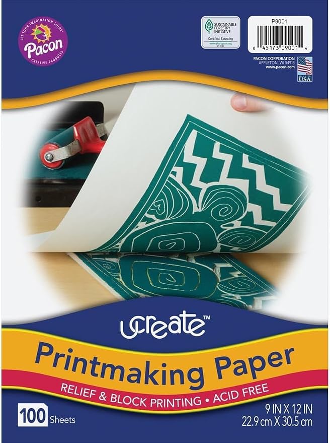 UCreate Printmaking Paper, 100 Sheets by UCREATE