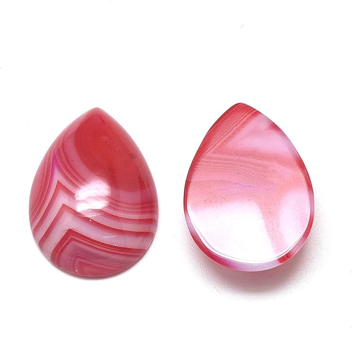 Fashewelry Natural Teardrop Flat Back Cabochons Beads - Image 2