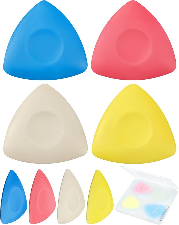 FIVEIZERO 4Pcs Tailors Chalk, Triangle Sewing Chalk by FIVEIZERO