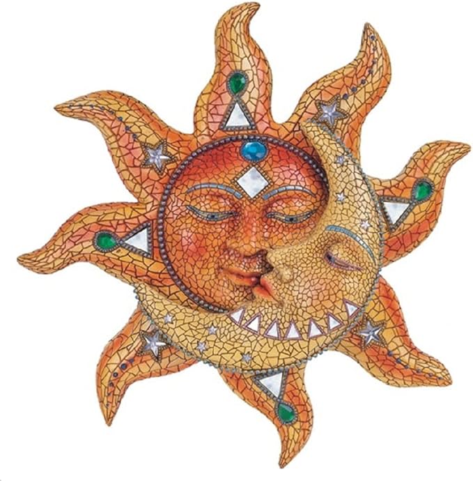 George S. Chen Imports Polyresin Orange Mosaic Face Sun by George+S.+Chen+Imports