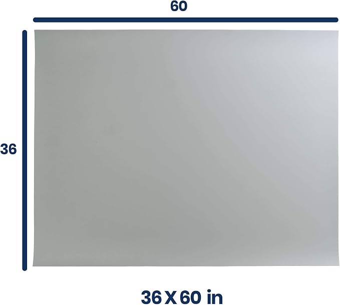 Pacific Arc Vinyl Board Cover. Self Healing and Stain Resistant Gray/White Sheet - Image 2