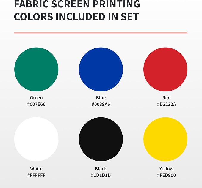 Speedball Fabric Screen Printing Ink Starter Set, 4 Fl Oz - Image 3