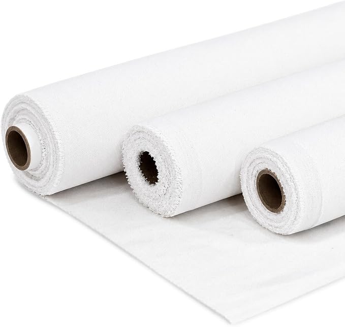 Barcelonetta | Canvas Fabric | Cotton Duck | Thick & Heavy | White 12oz | 62'' by Barcelonetta